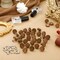 50 Pieces Wood Stud Earring Blanks 12 mm Cabochons Settings Round Wooden Earring Posts Brown Stainless Steel Earring Bezel Blanks for Jewelry Making DIY Crafts